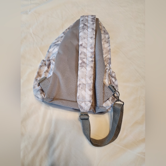 Gray and White Thirty One Sling Bag - Picture 6 of 9